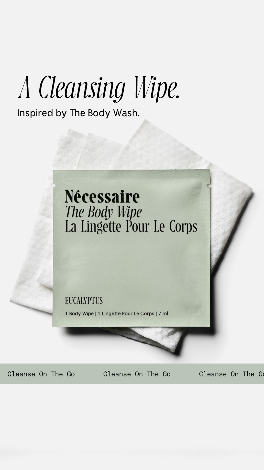 The Body Wipe. Cleanse On The Go.