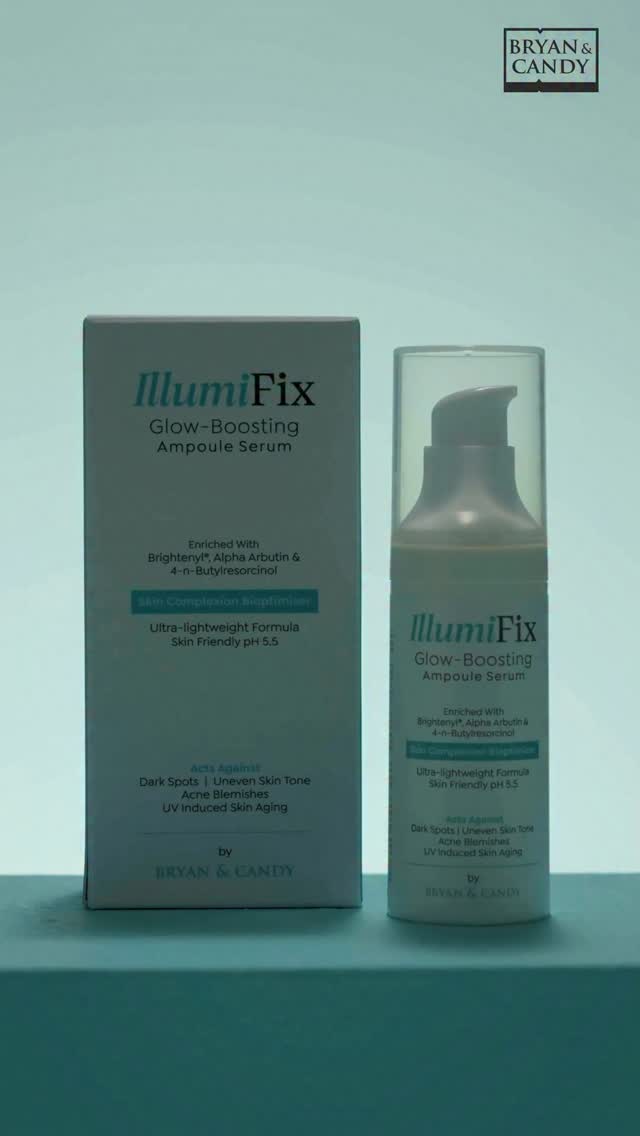 ✨ The wait is over.

Introducing the NEW IllumiFix Glow Boosting Ampoule Serum.

Powered by Brightenyl, Alpha Arbutin & 4-n-Butylresorcinol, this advanced ampoule serum helps target dark spots, uneven skin tone and dulln