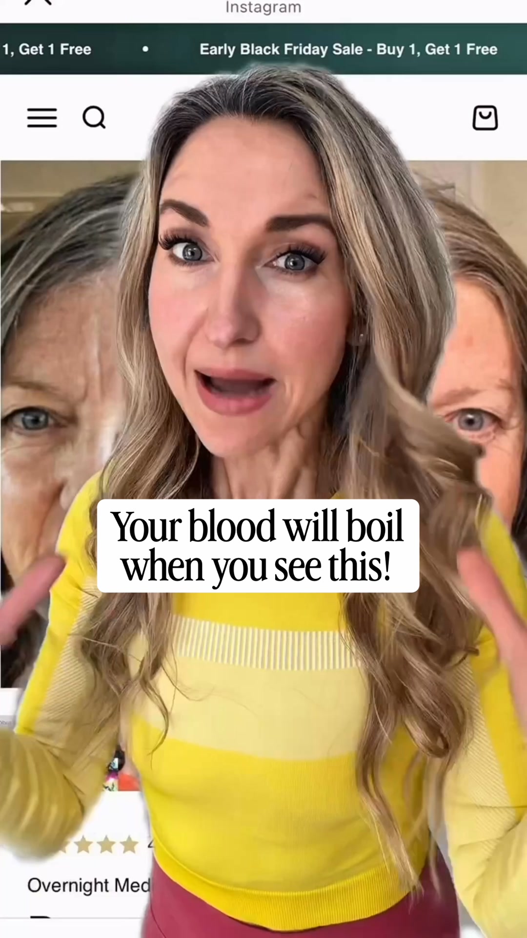Frownies Meta ad creative