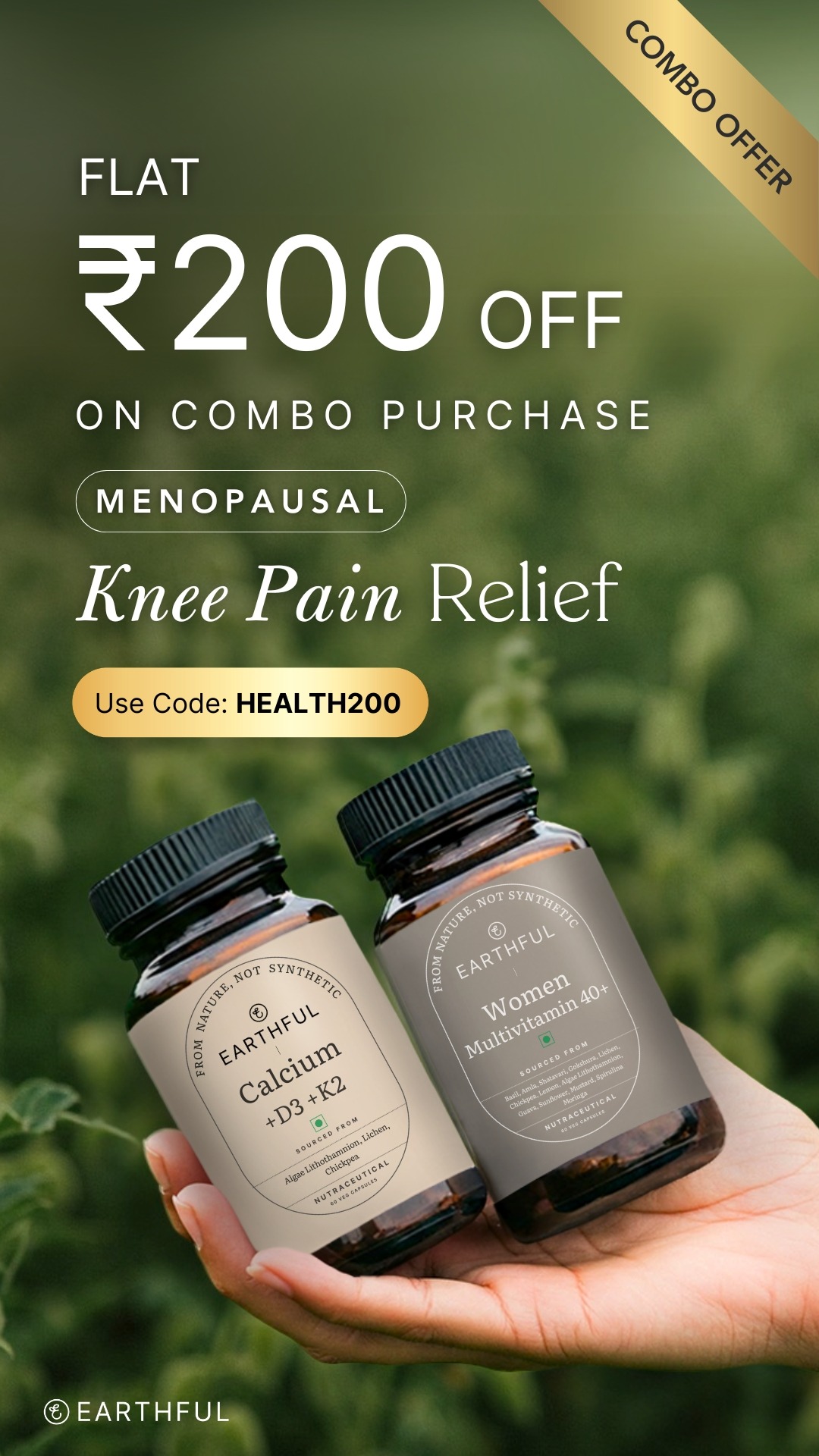 Ease knee pain: Menopause Multivitamin 🎉