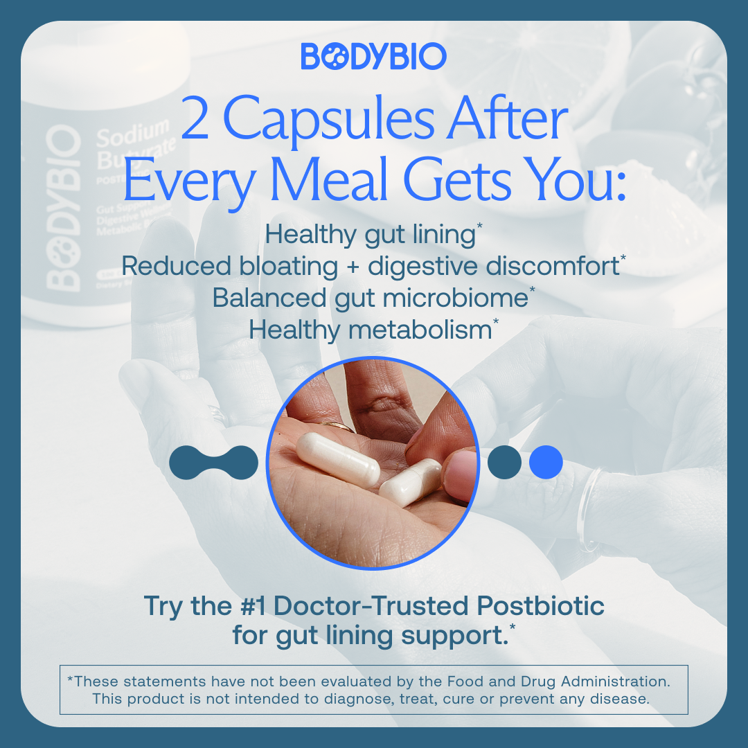 Bloat. Gut Drama. Cravings. Meet Butyrate.