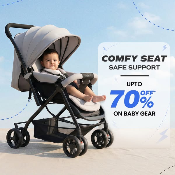Up to 70% OFF* on Baby's Travelling Essentials