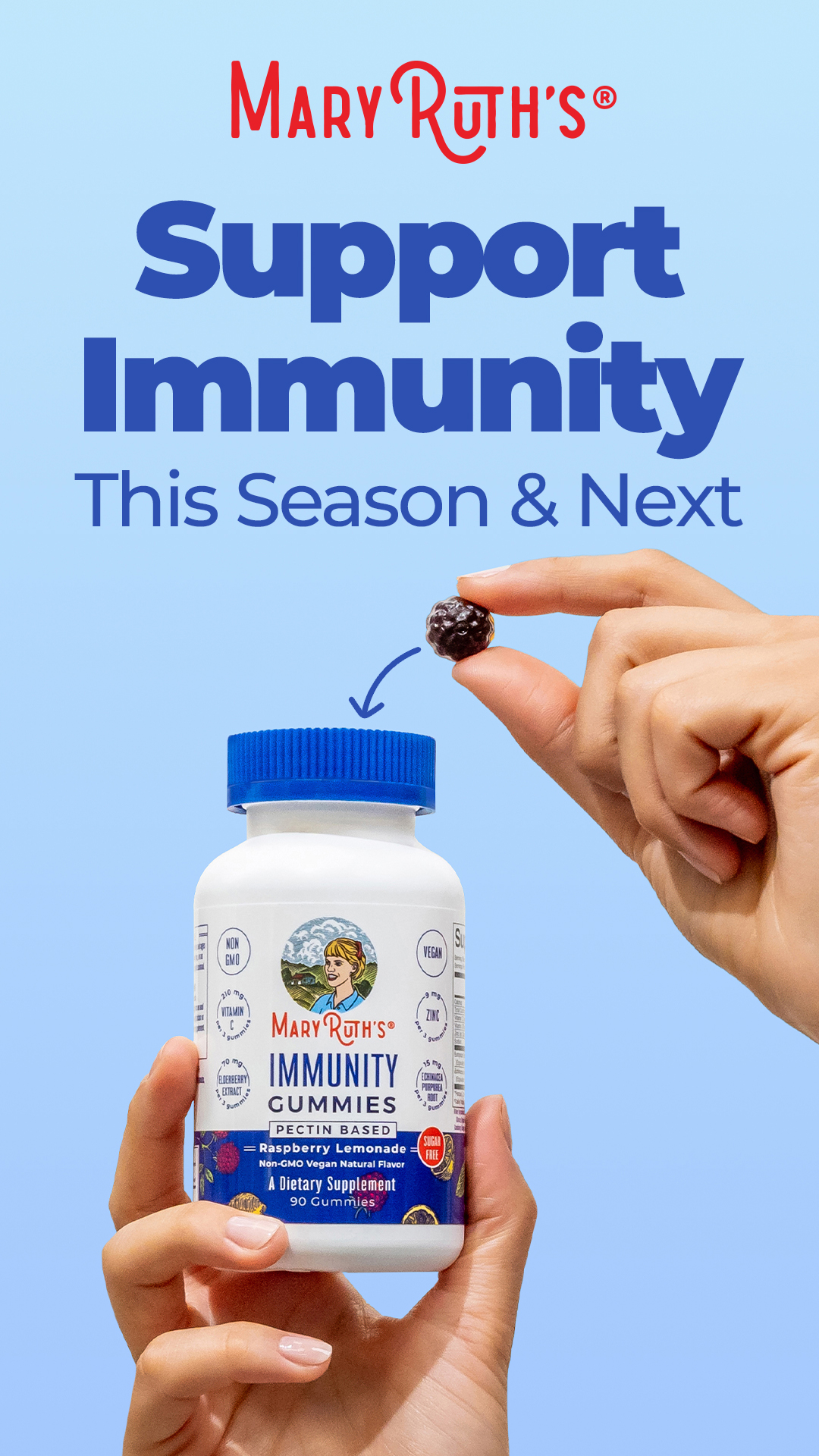 Are you looking to take charge of your health and wellness?👀MaryRuth's vegan vitamins and supplements are here to help you on your journey! 🙌

Our specially formulated products are made with pure, plant-based ingredients