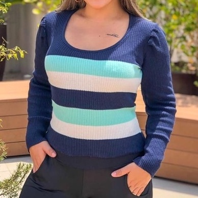 Blusa Manga Princesa Blusinha Manga Longa Inverno