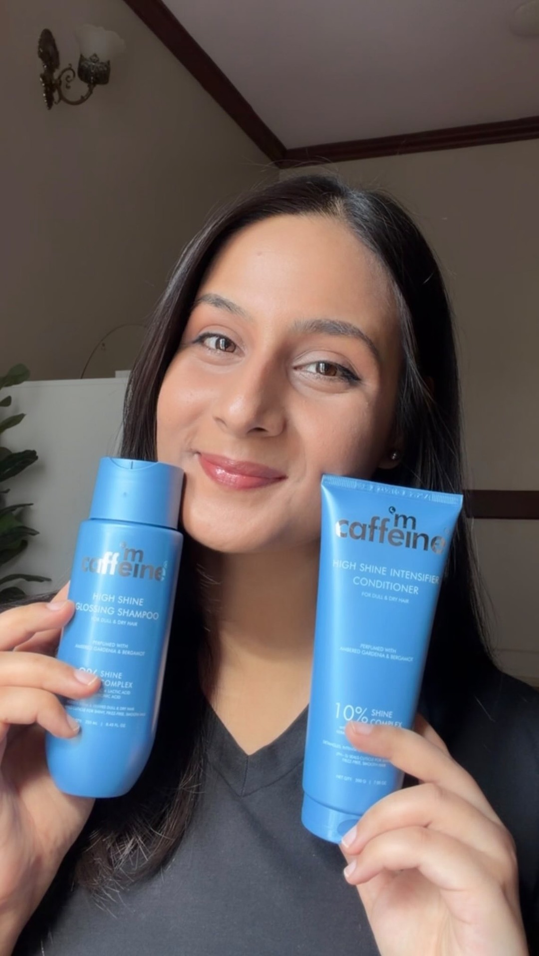 Comment SHINE for link 🔗 

Just one wash and my hair changed completely.😍

I've been using this Glossing Shampoo & Conditioner duo by @mcaffeineofficial since few weeks and i'm SOLD🩵💙

Shop Now !! ✨
.
.
.
.
.
[ glossing 