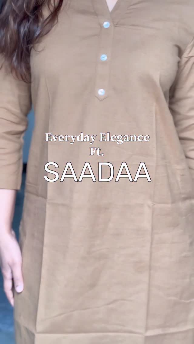 Effortless. Timeless. So SAADAA ✨

#SAADAAFeels 
.
.
.
.
.
.
.
.
.
 #RAHOSAADAA #PEHNOSAADAA #SAADAA #elegant