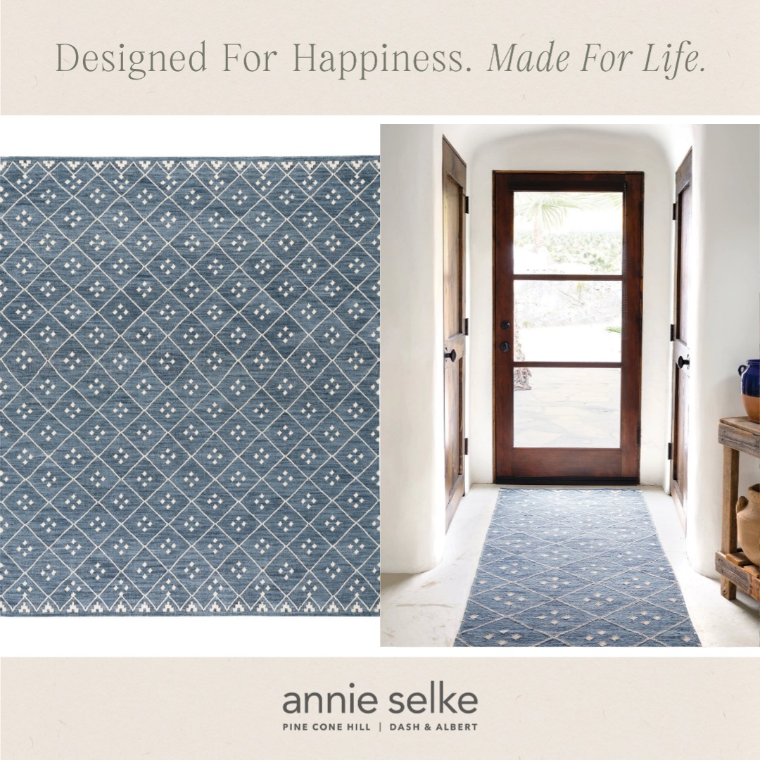 Kota Handwoven Wool Rug | Indigo