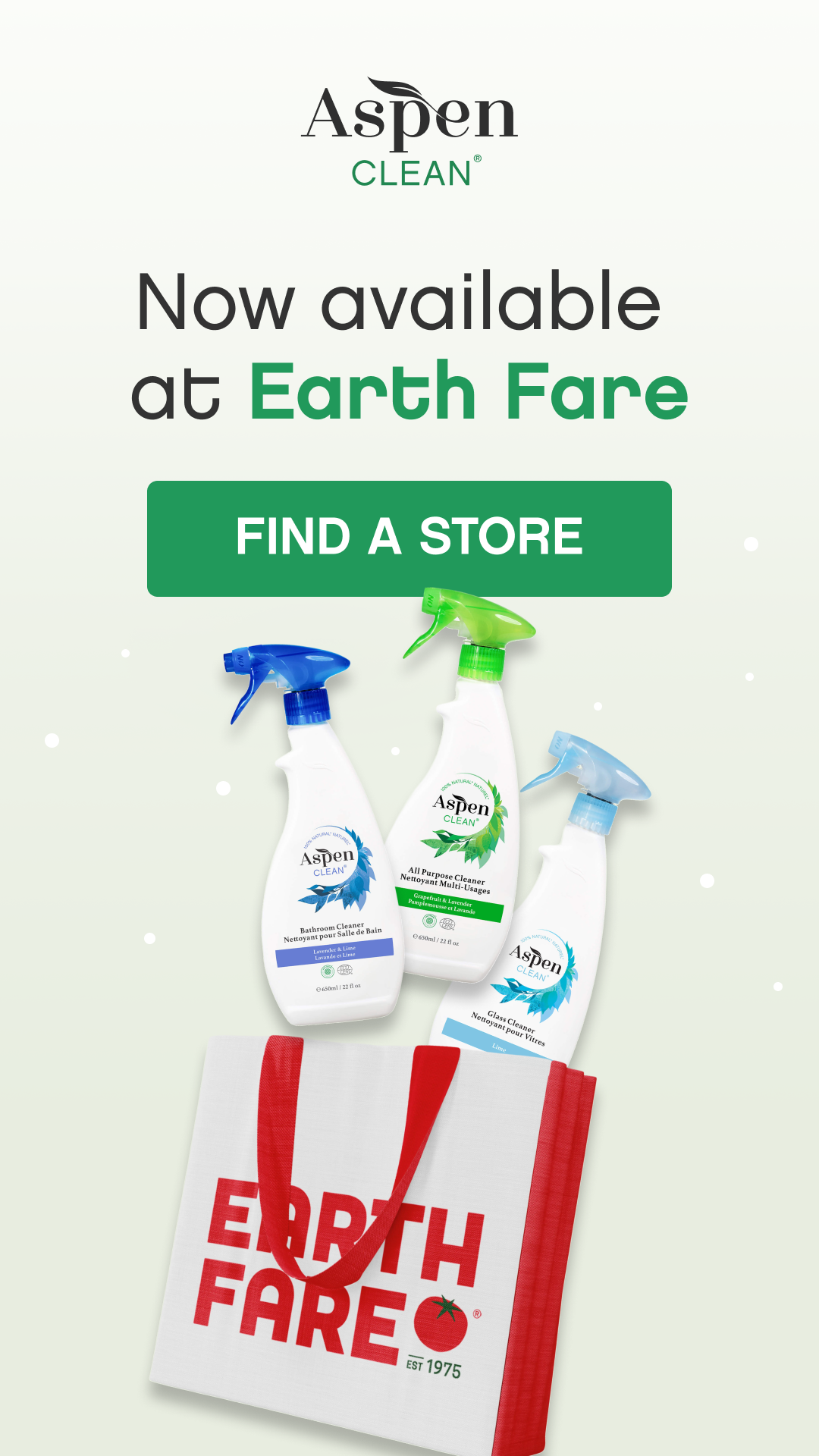 💚 AspenClean Now at Earth Fare
