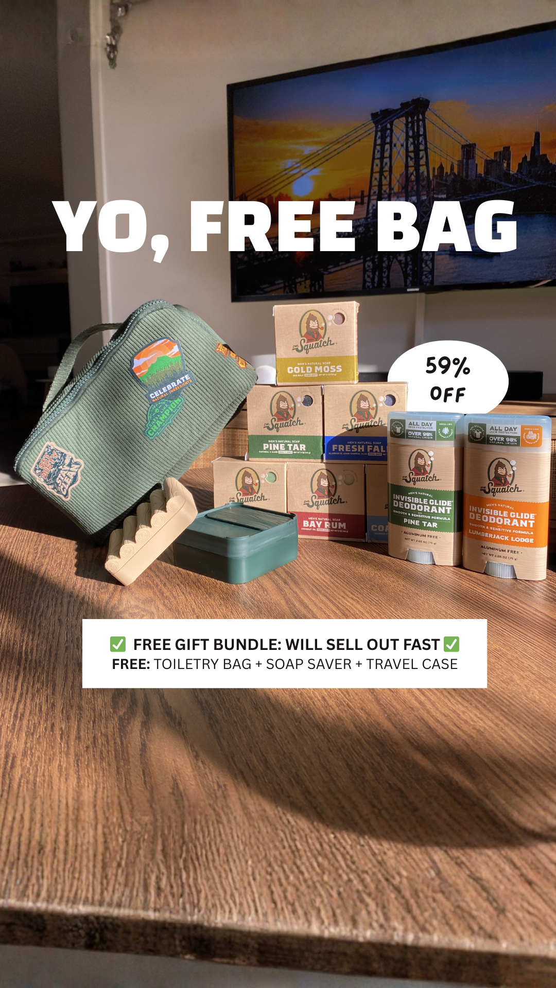 🤯 3 FREE GIFTS + 55%+ OFF