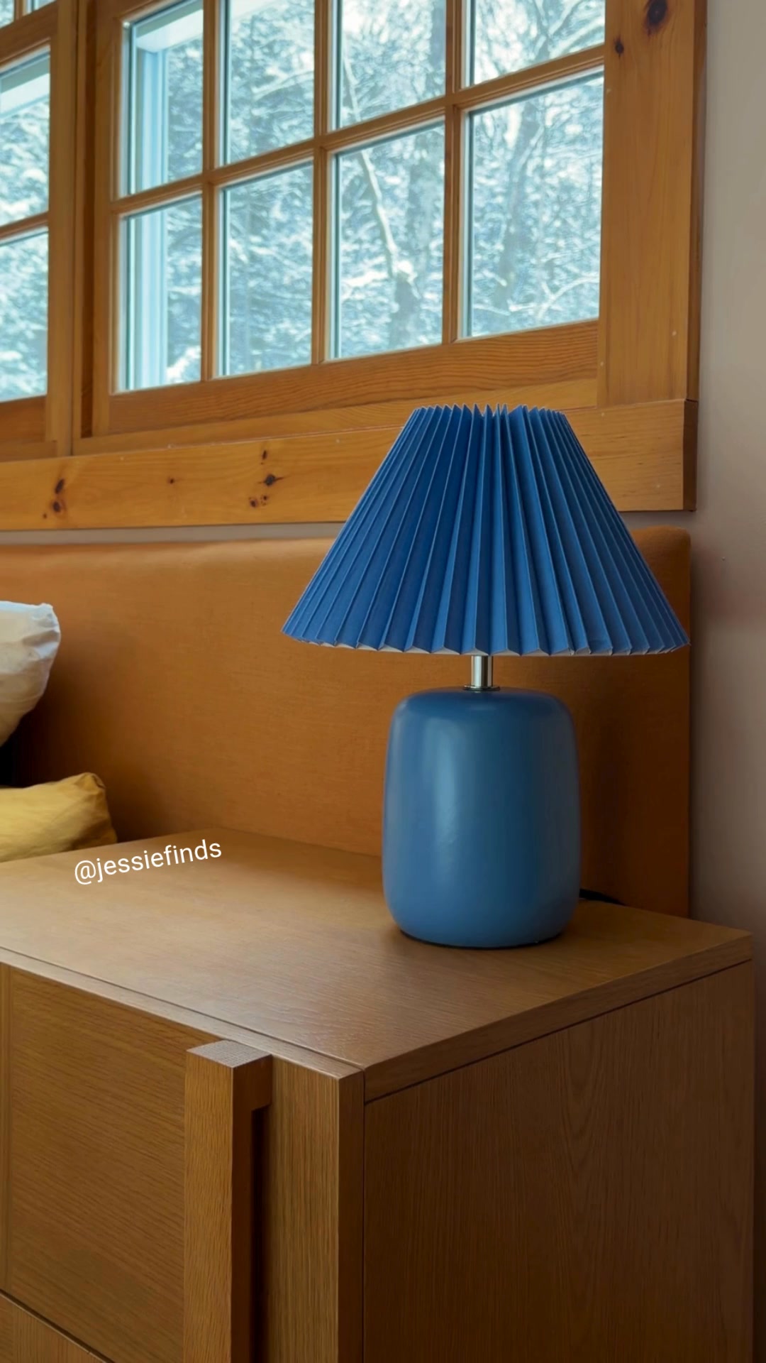 Joplin Ceramic Cerulean Table Lamp
