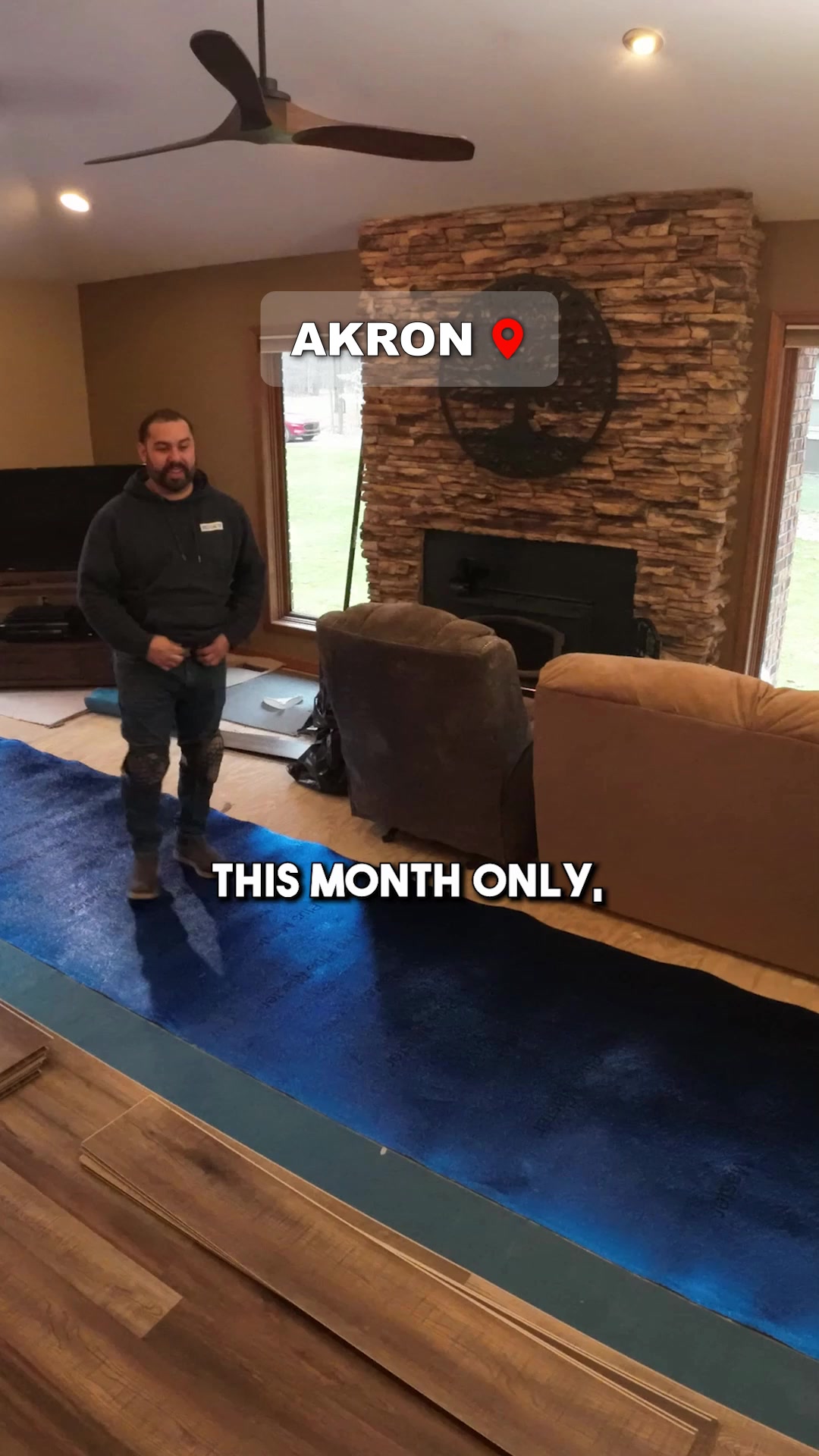 🇺🇸 AKRON: Get 75% OFF Flooring Installation!