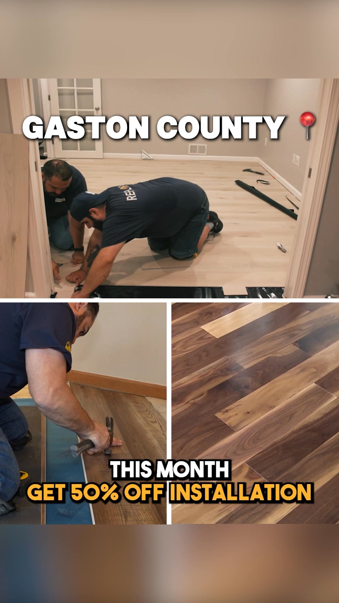 🇺🇸 GASTON: Get 75% OFF Flooring Installation!