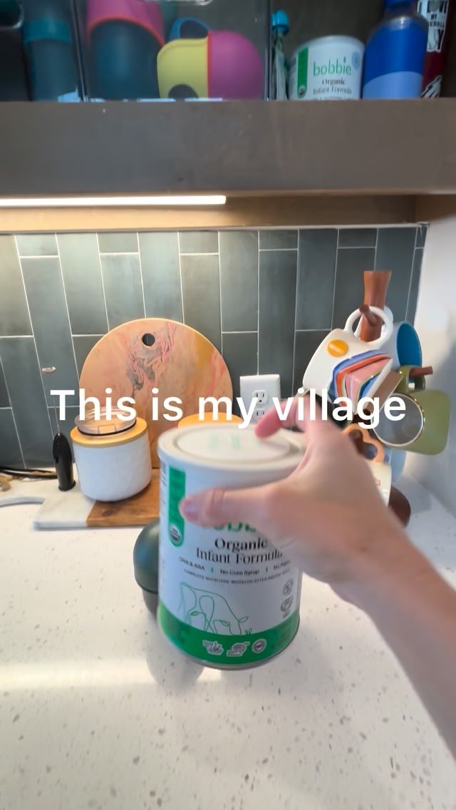 This is MY village! Thanks to @bobbie I can ensure baby is feed even when this mama is going in many directions with all the kids. #bobbiebestiepartner