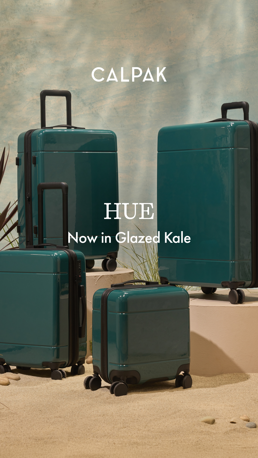 Lightweight, durable, and expandable. Hue now comes in new summer colors across six sizes.