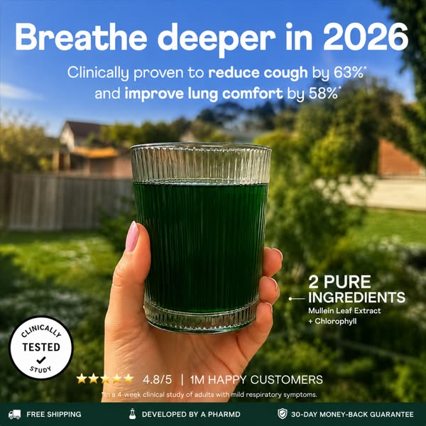 A Few Drops. Clearer Breathing.