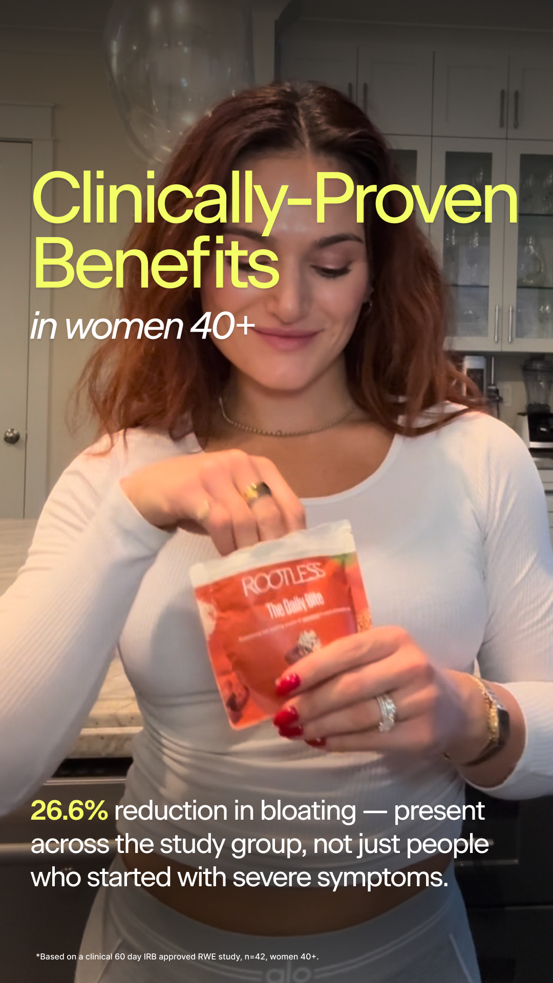 26.6% Less Bloating in Clinical Study