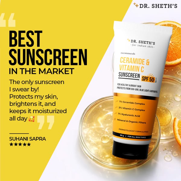 ☀️ Tired of tanning, dull skin & sun damage?
Meet your daily skin shield 💛
CVC Sunscreen protects, hydrates & keeps your glow intact ✨
No white cast. No stickiness. Just flawless protection.
👉 Try it today!