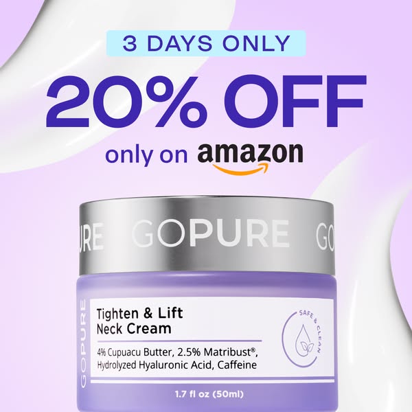 Loose Neck Skin? Save 20% Today Only! 💜