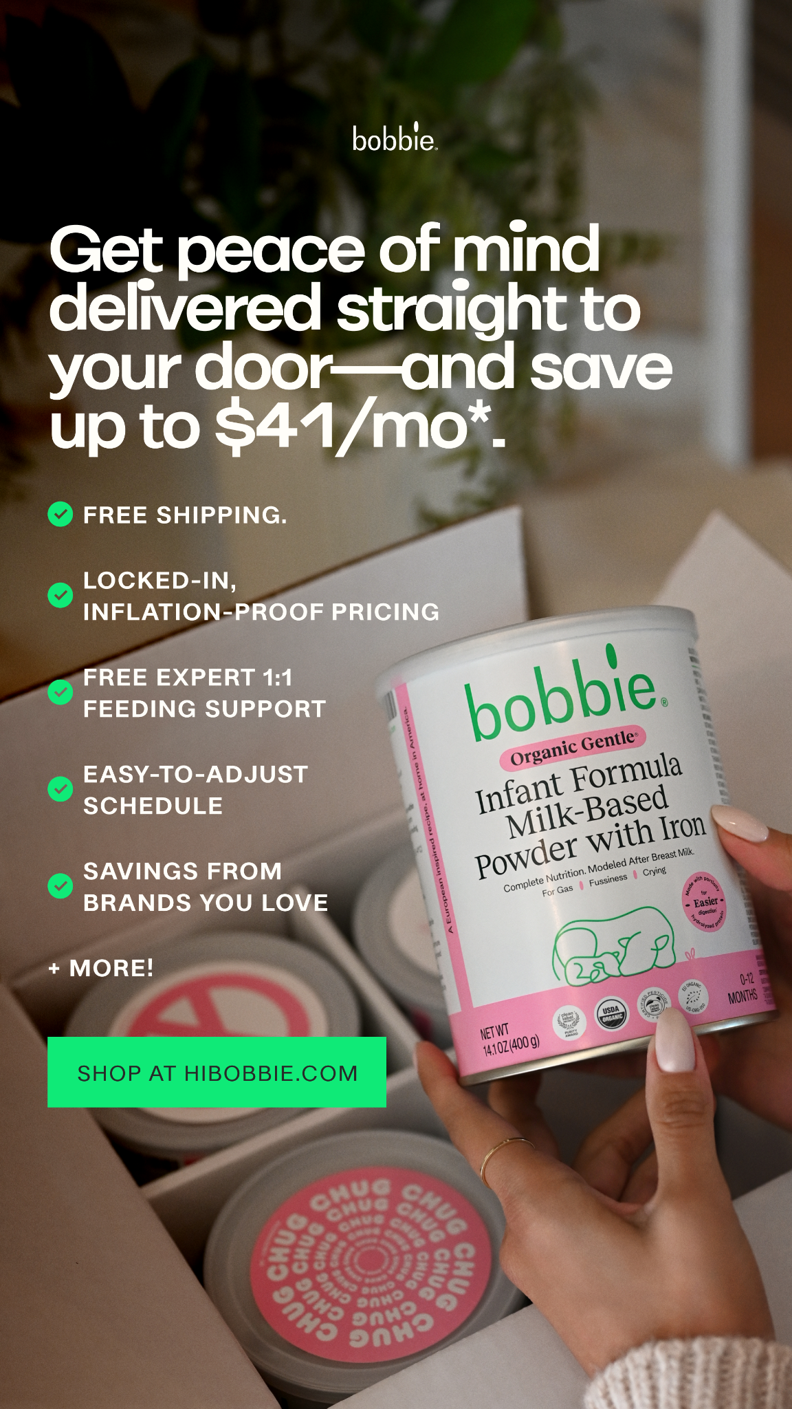 Formula, handled. 🍼📦