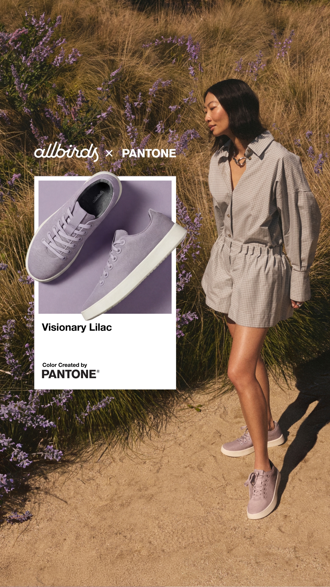 Allbirds x Pantone. Bold color, breathable comfort, and natural materials.
