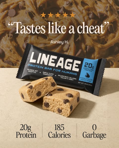 A protein bar with nothing to hide.
