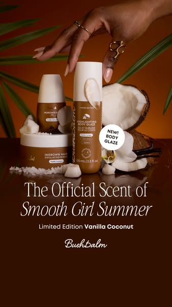 Tropical coconut meets bikini care.