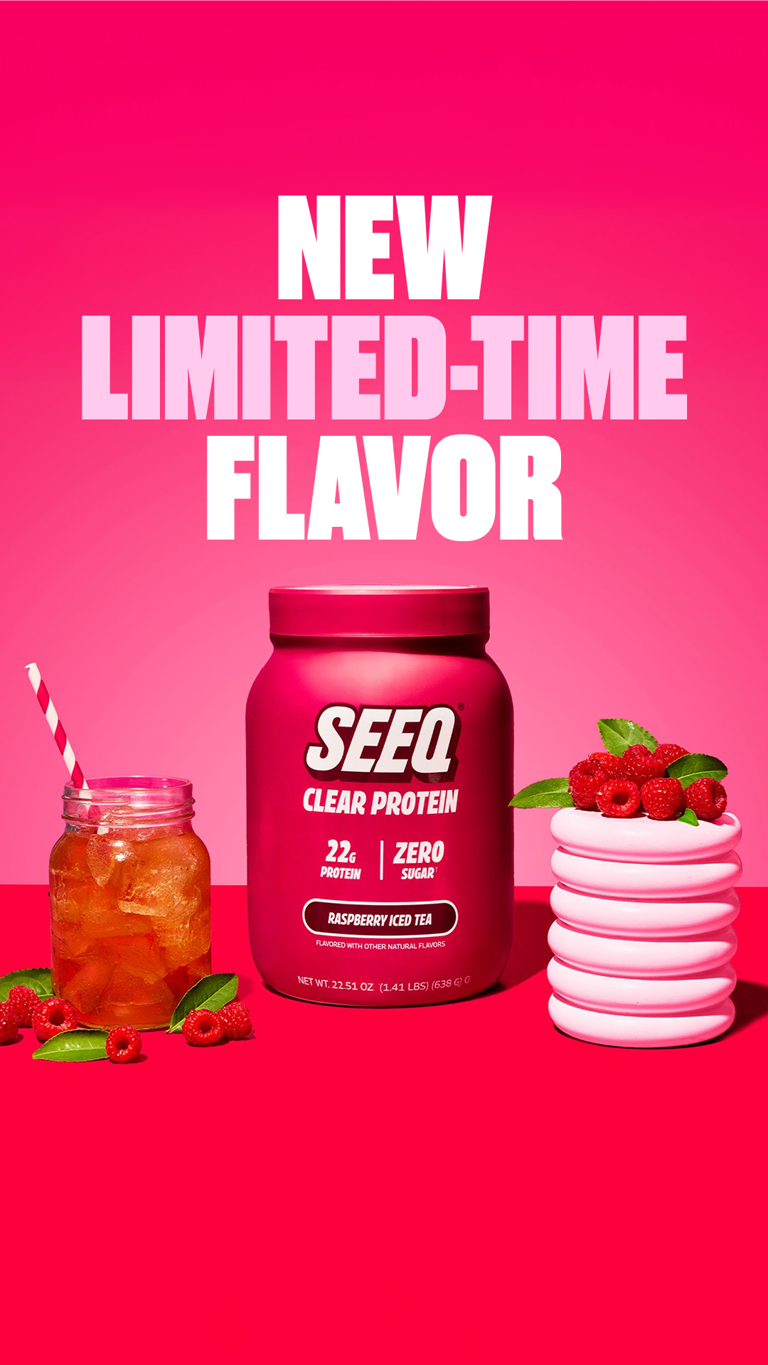 PROTEIN THAT FEELS LIKE A REWARD.