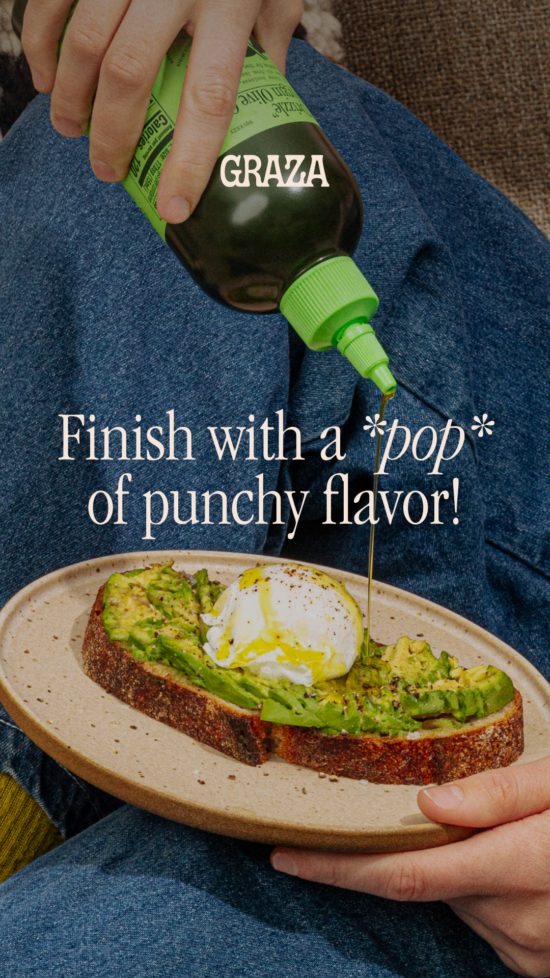 🫒 Made for eating, never heating. “Drizzle” is made from olives picked early, when the flavor is bold and the antioxidants are highest!

🫒 Adds a *pop* of flavor before you dig in
🫒 Bold & punchy
🫒 Use it for dipping, dr