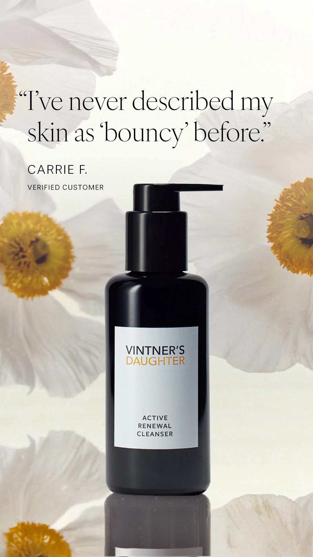 Discover cleaner, brighter, bouncier skin with this new evolution of the award-winning Active Renewal Cleanser.