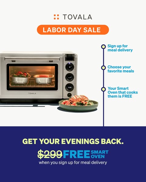 FREE Smart Oven.
