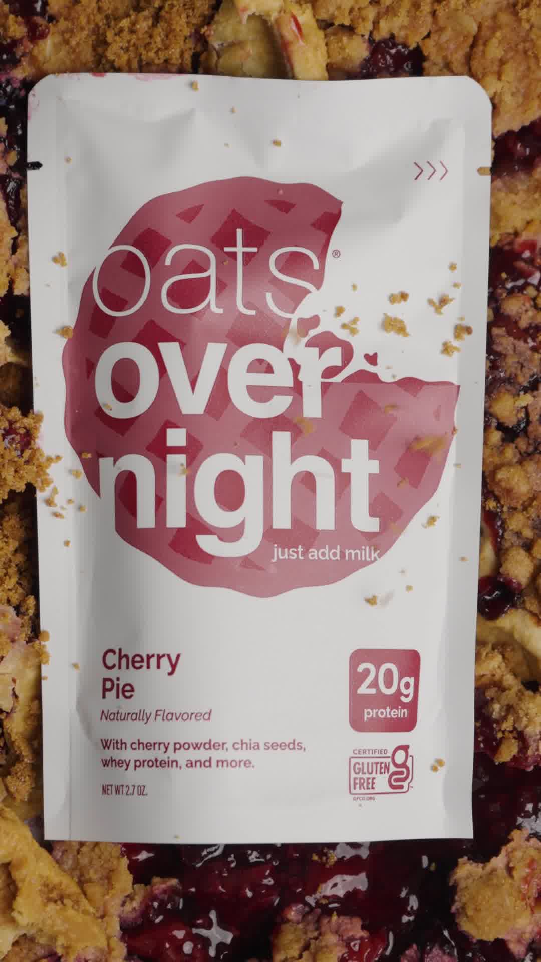 Spoon-free oatmeal. 20g protein. Tons of flavors.