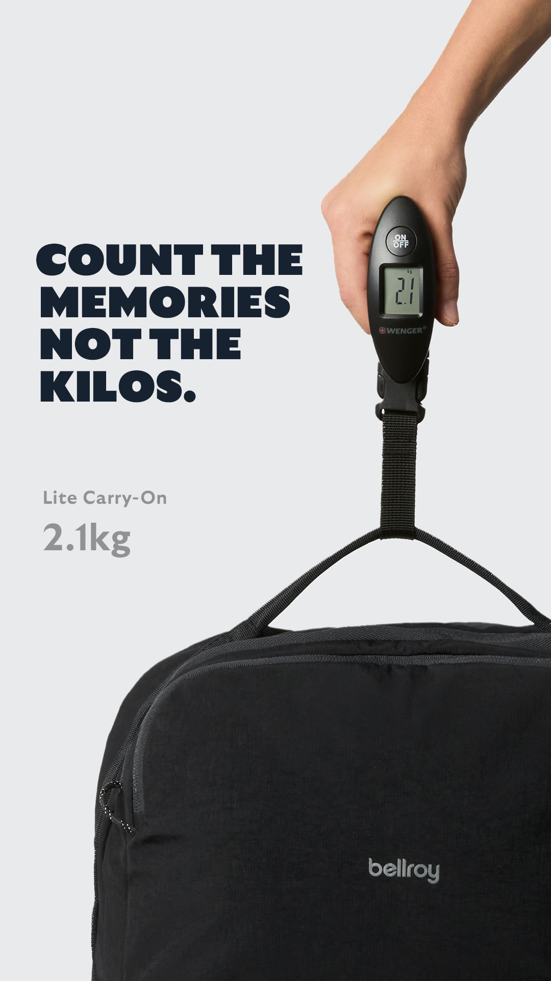 Count memories, not kilos.
