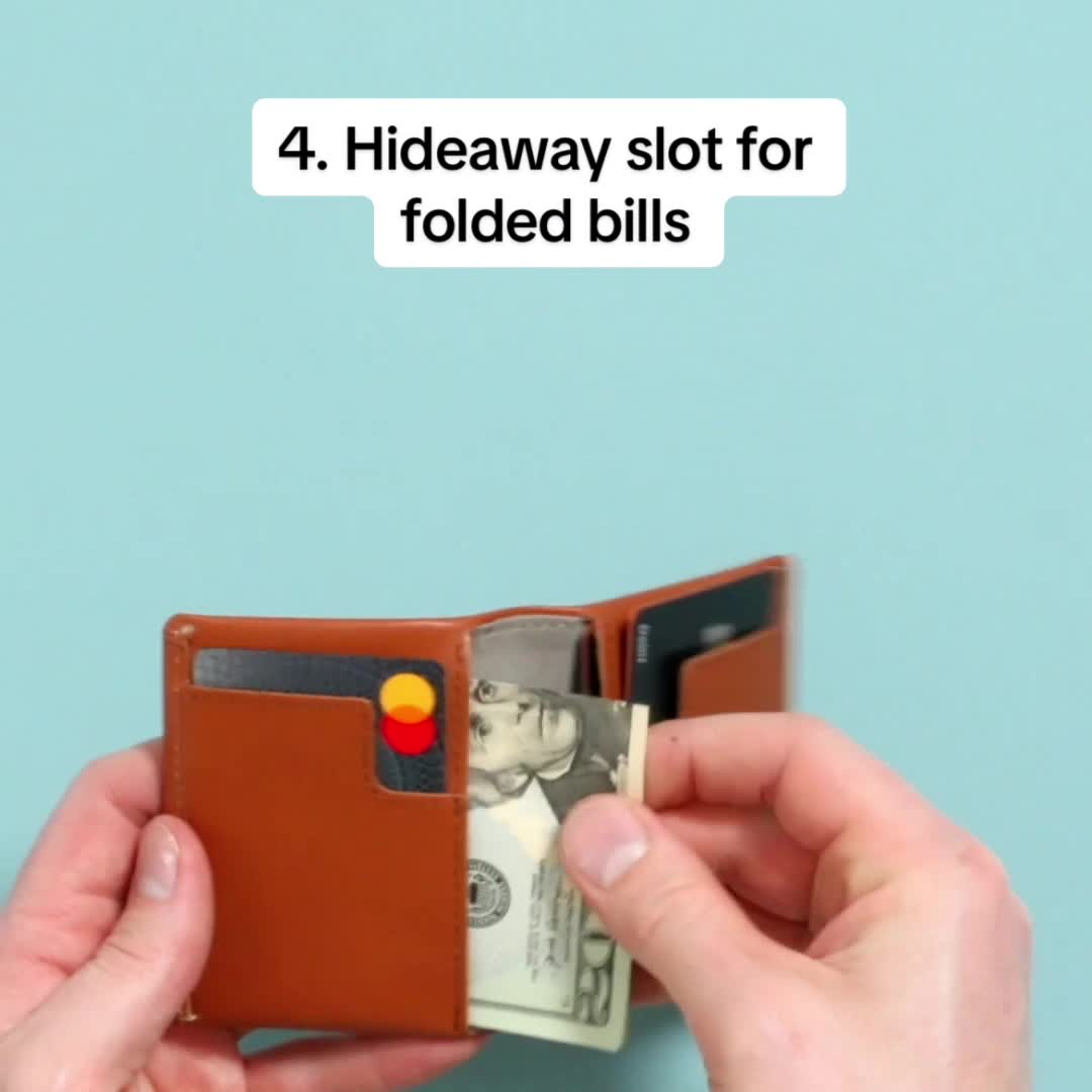 Our original slim wallet, the Slim Sleeve has surprising storage for cards and bills in a super sleek, pocket-friendly design.