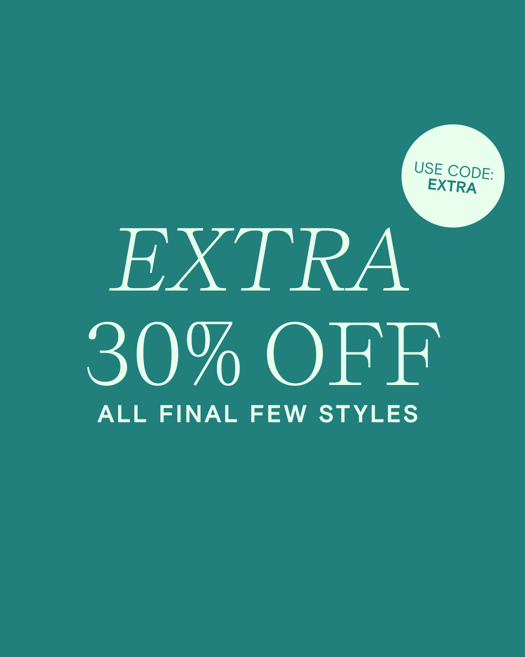 Double the savings on sale styles!