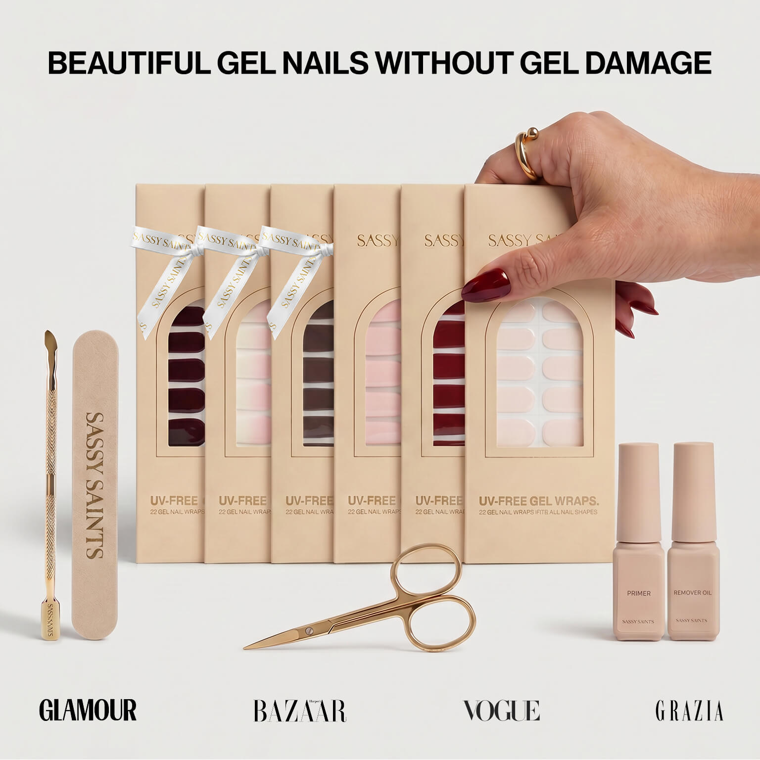 Gel nail wraps Routine Bundle