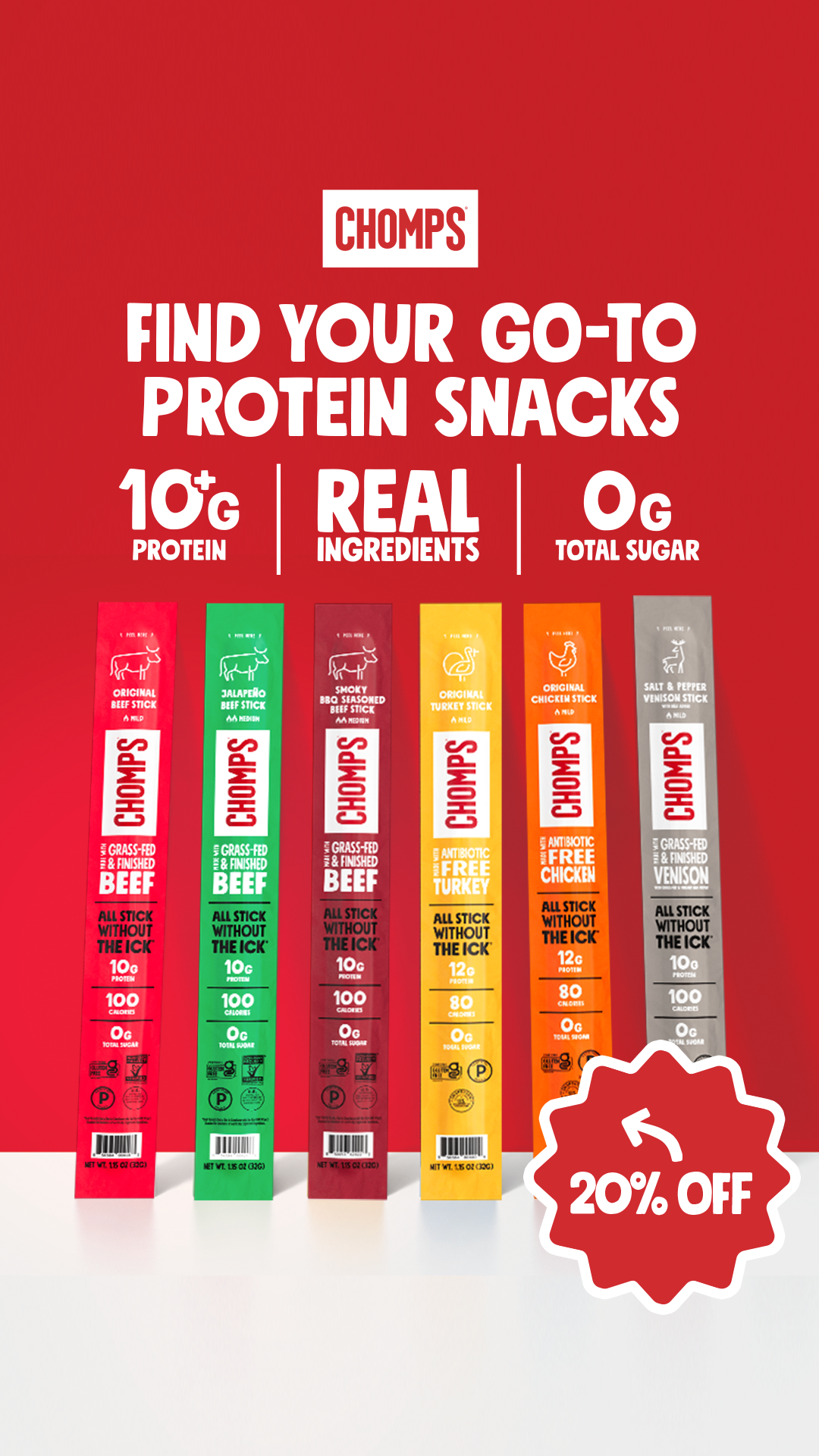 Find your favorite protein snacks now! Try 4 different proteins and then decide which one or ones you’d like to add to your pantry.