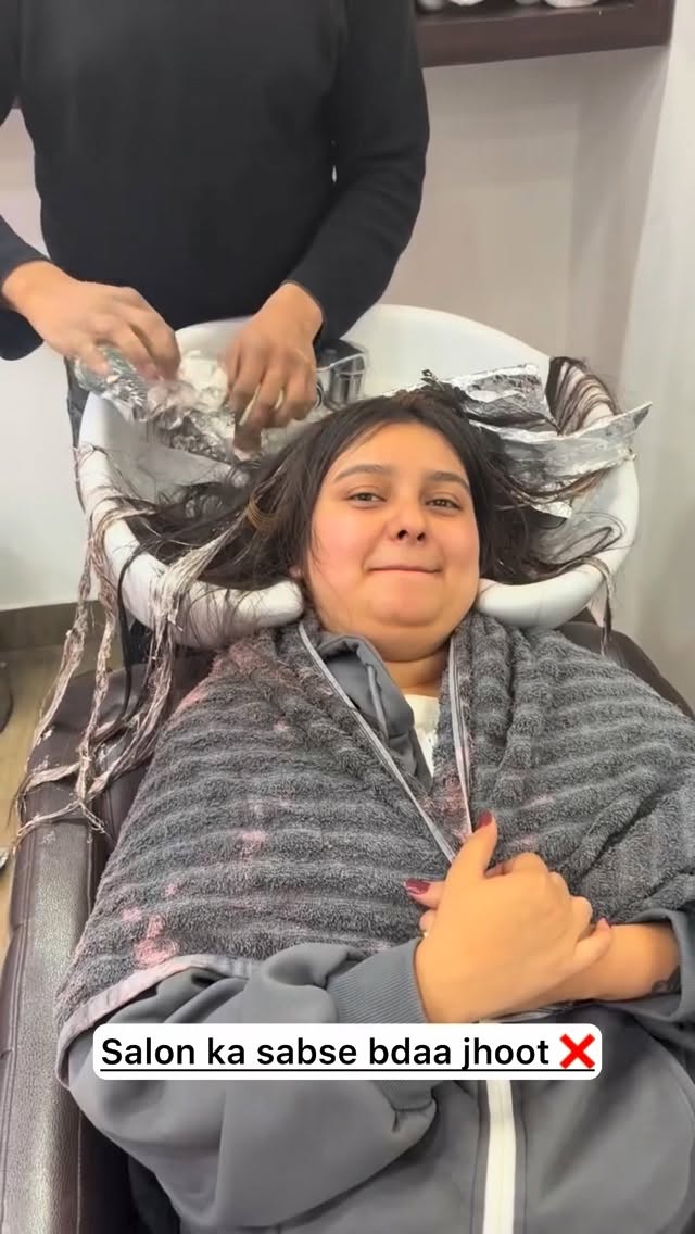 Salon 💇‍♀️ valo ka fraud ⁉️

#Hair #haircare #haircolor #damagehair #shampoo
