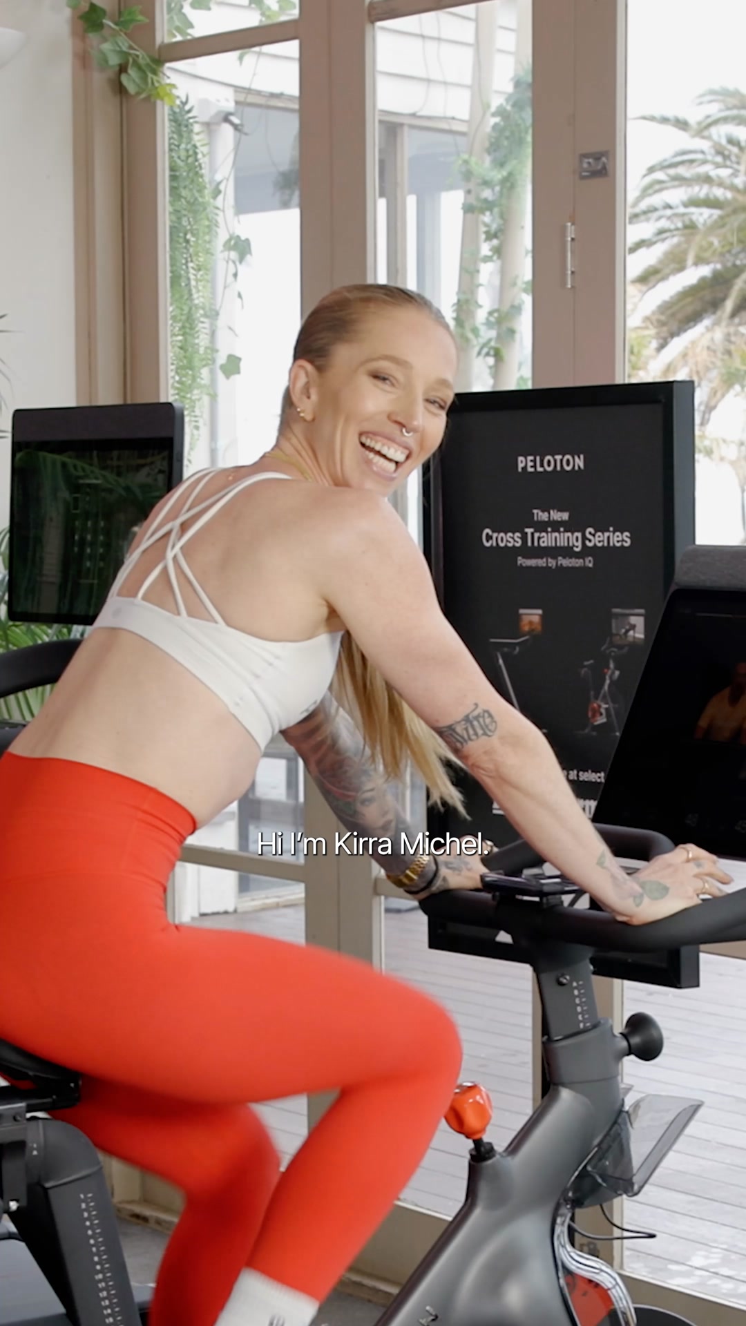 Get a personalised workout plan and real-time guidance from Peloton Cross Training Bike+