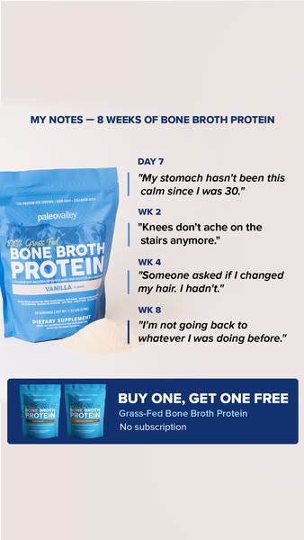 100% Grass Fed Bone Broth Protein