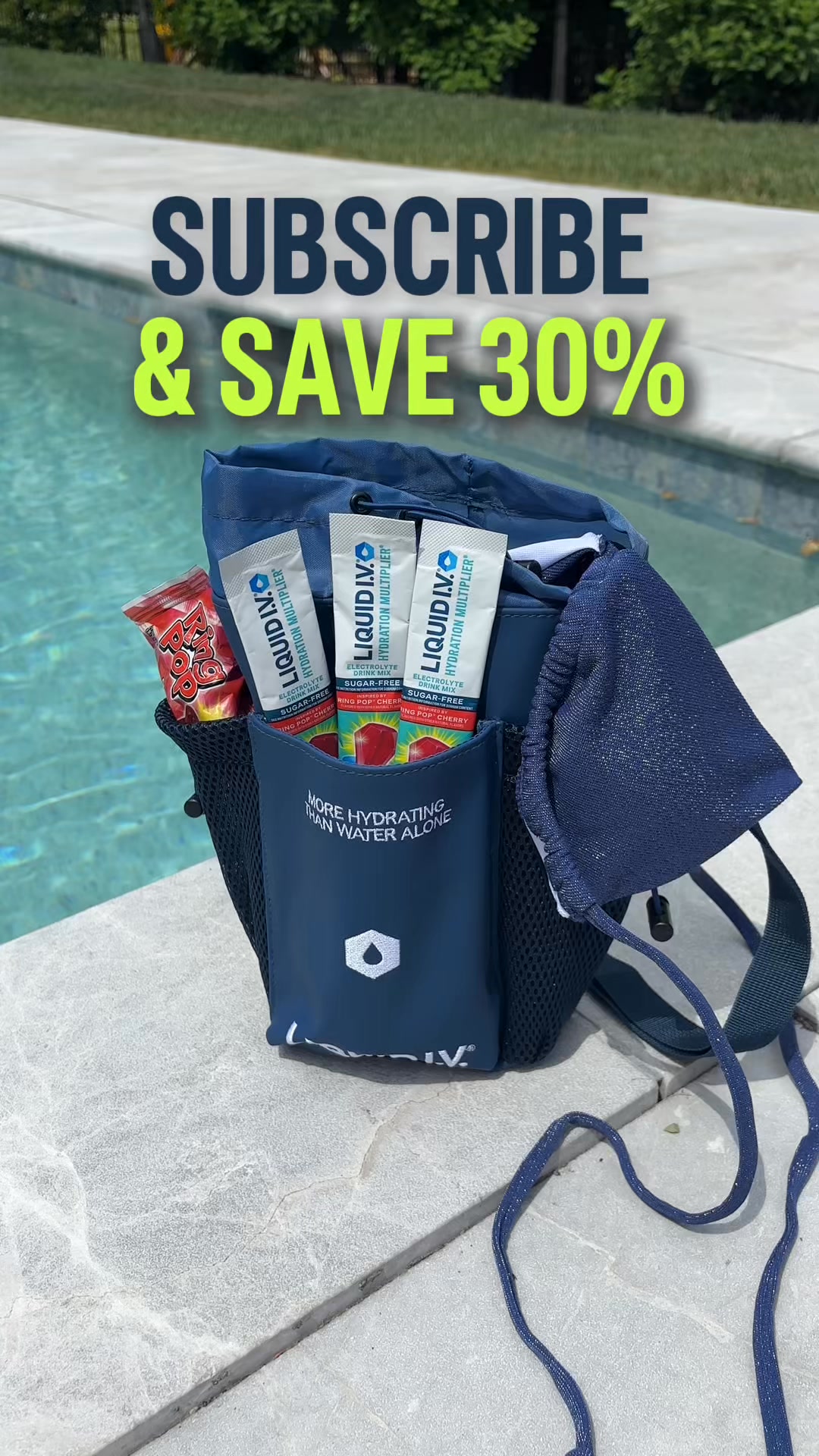 Put a ring on it, subscribe today and save 30% on every order— including NEW Sugar-Free Ring Pop® Cherry.