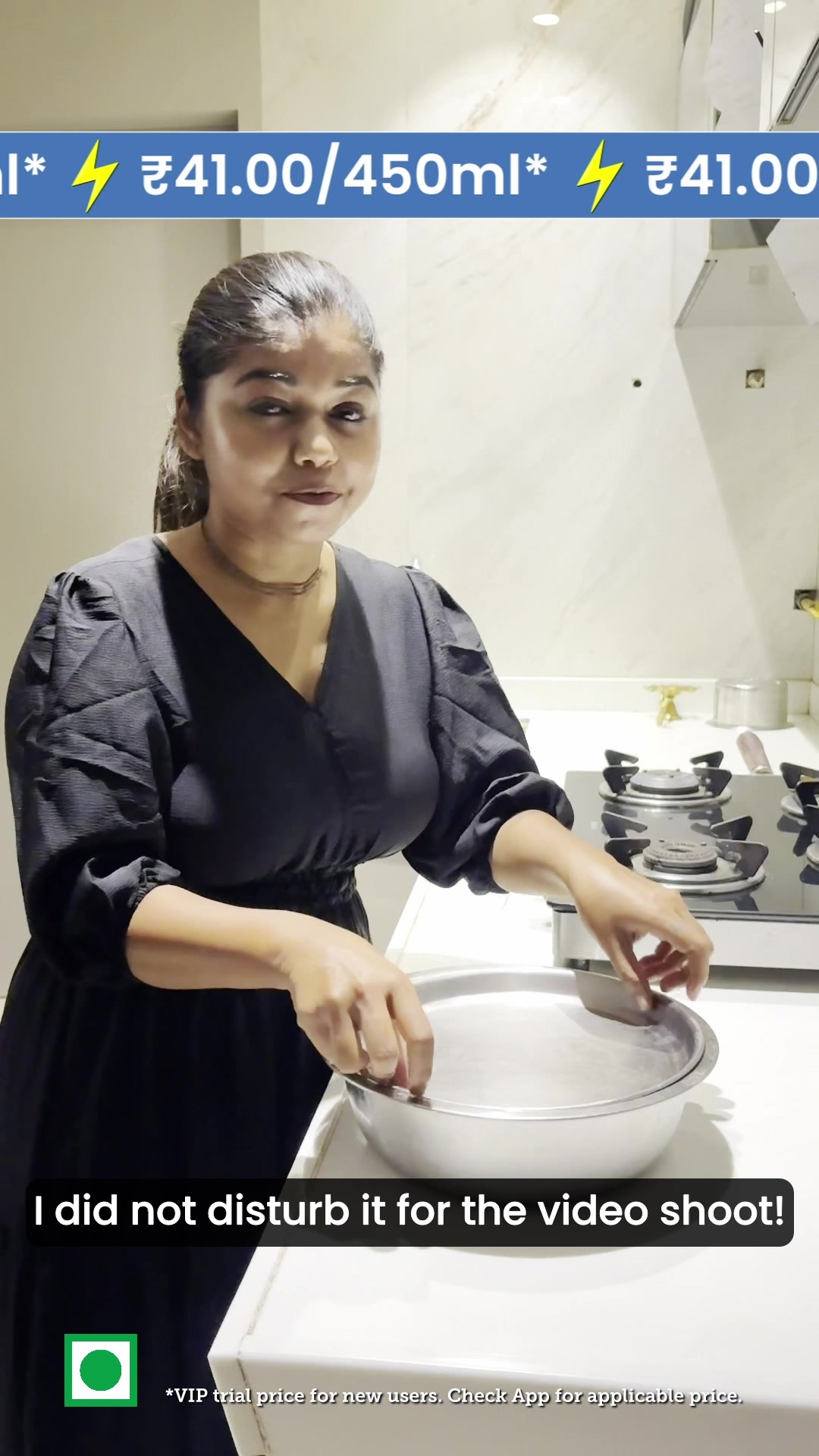 Scoop malai, stir with love, and make yummy ghee at home with Country Delight Buffalo Milk 🥄✨