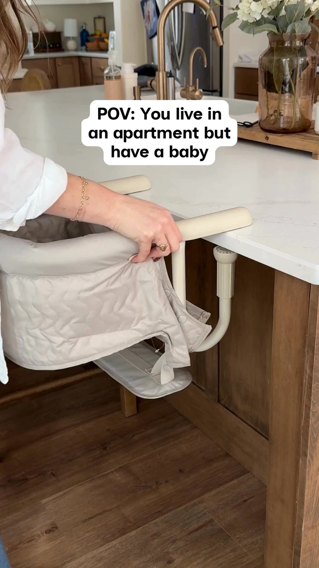 Give your little one a seat at the table without sacrificing a single square foot. Compact, stylish, and secure.