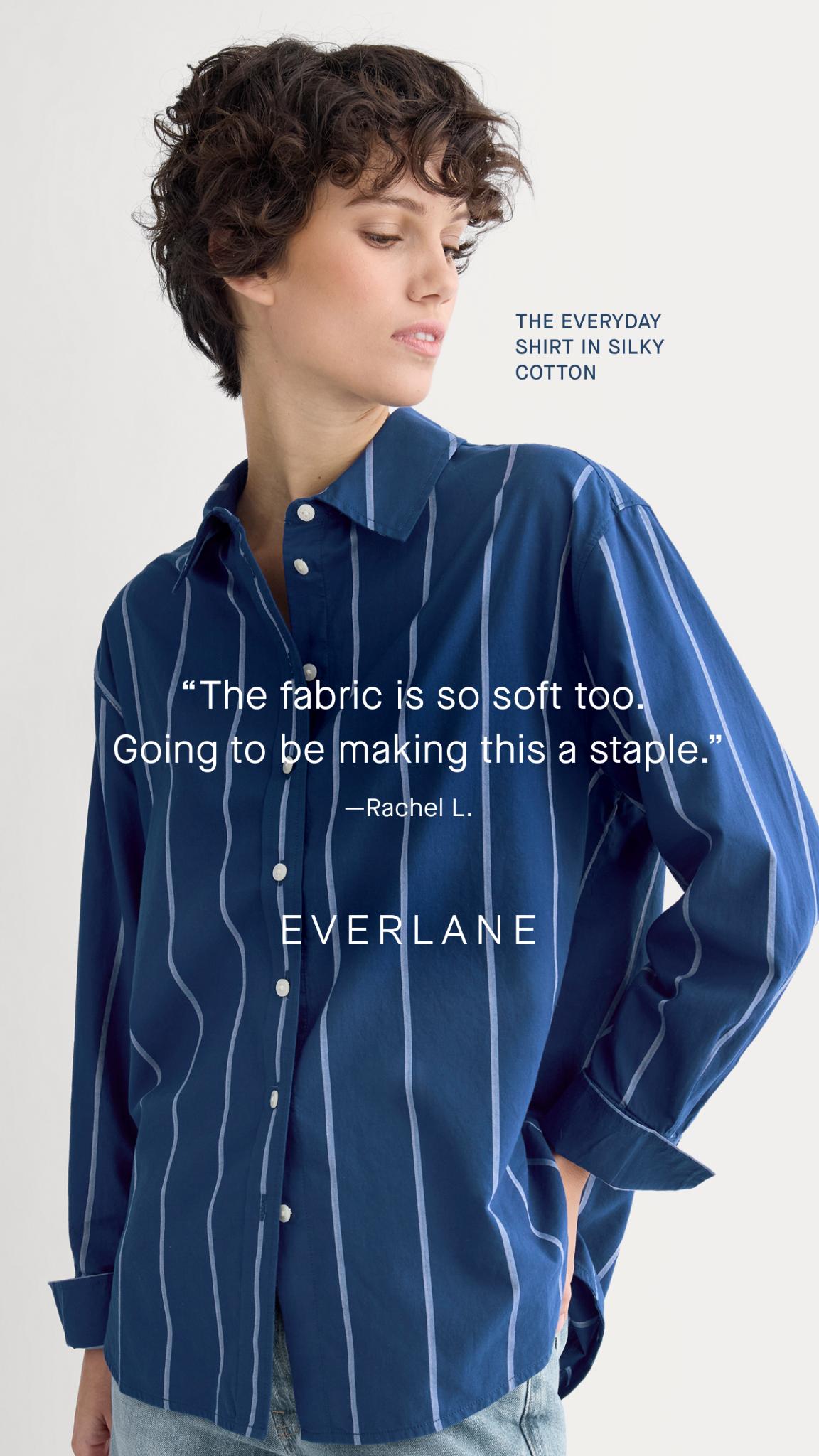 Silky-soft, but 100% cotton. This oversized Supima® shirt makes dressing up—or down—look effortless.