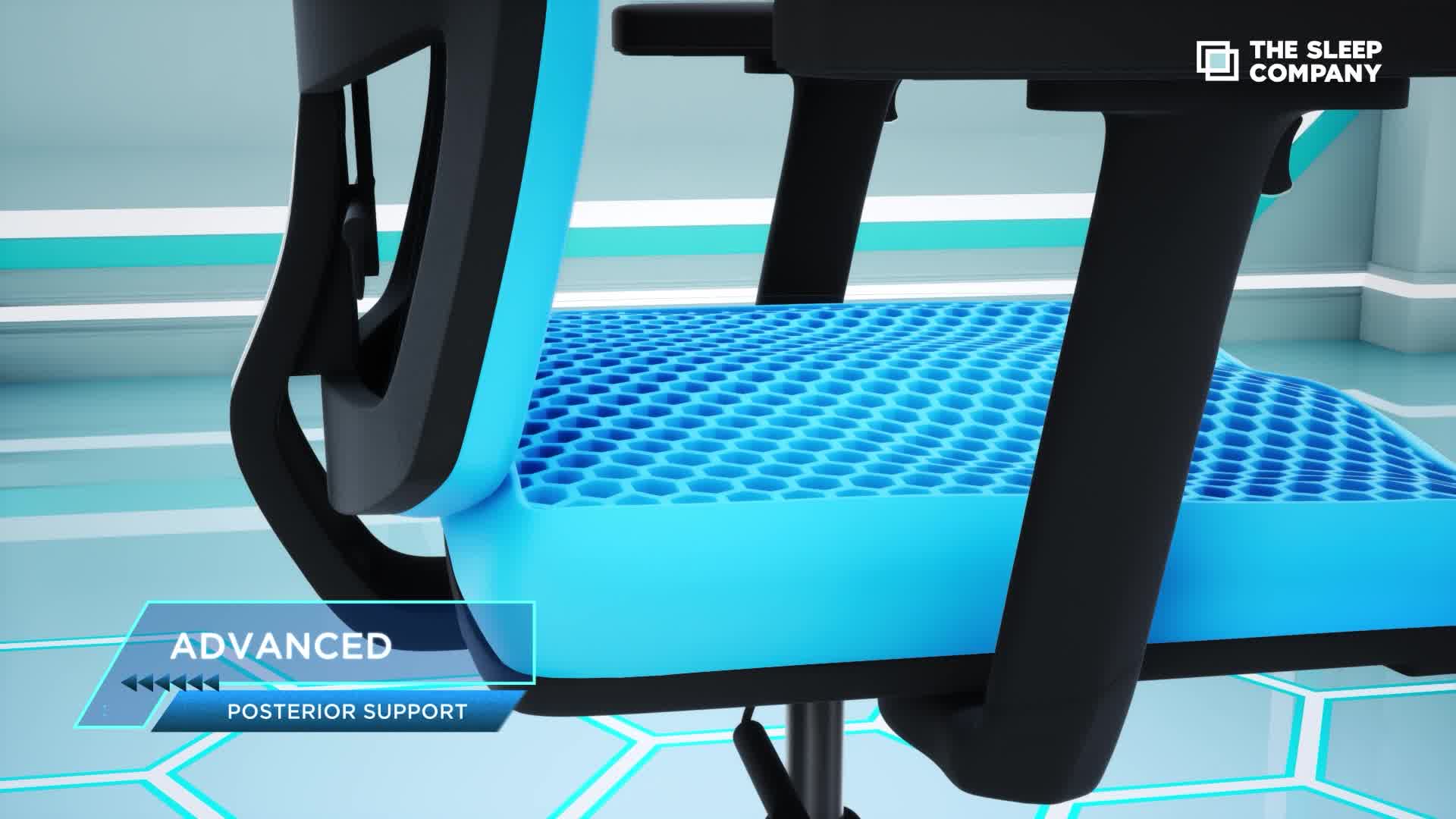 Long sitting hours hurting your back? Suffering from body pain? Why fear when our Patented SmartGRID Technology is here it's soft on your body yet firm for your posture. Your Advanced Orthopedic Comfort with SmartGRID Of
