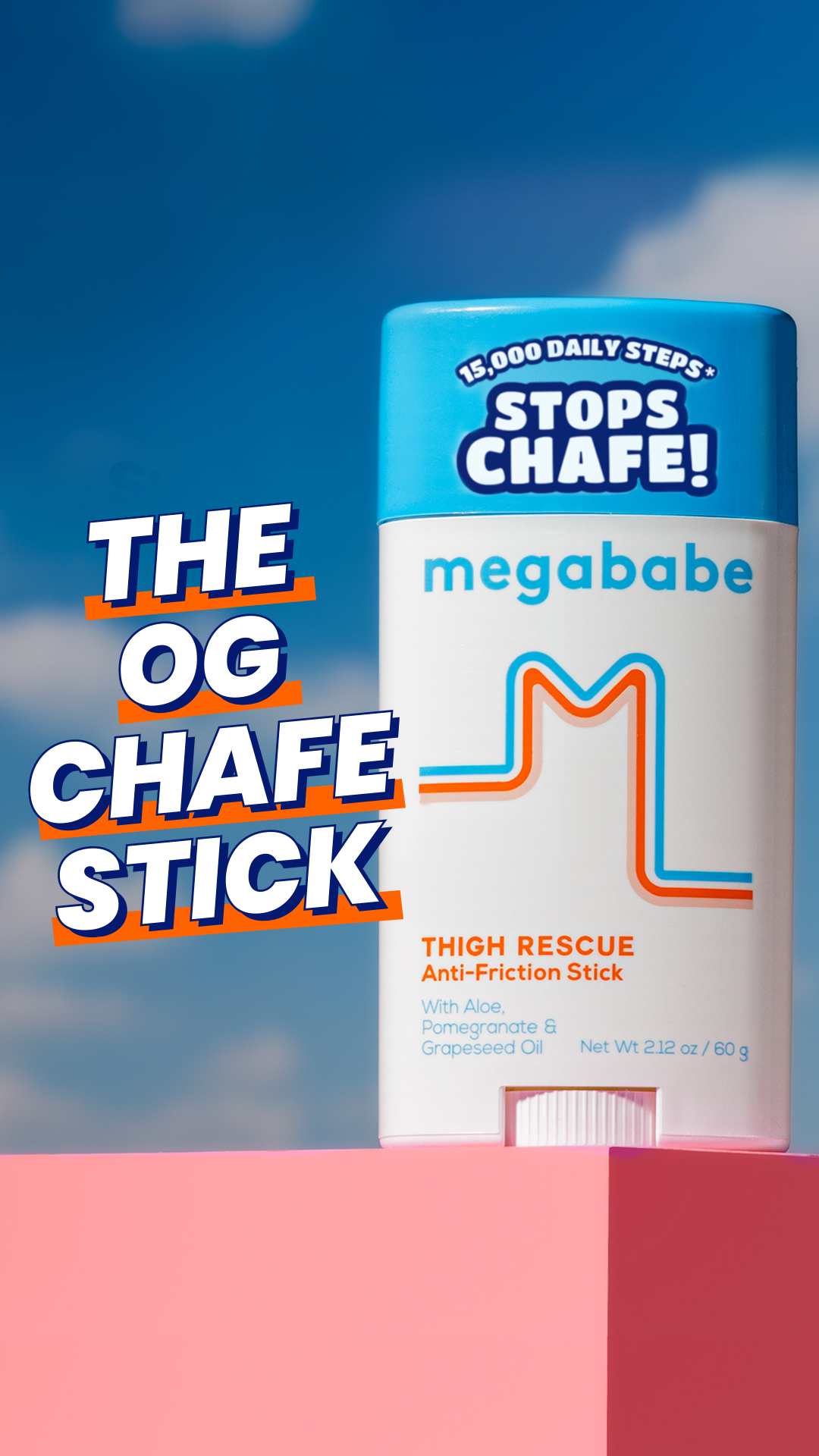 Thigh Rescue was the first to solve chafe, and it's still the one everyone swears by. This one is clinically proven for 15,000+ steps, don't settle for a copy.