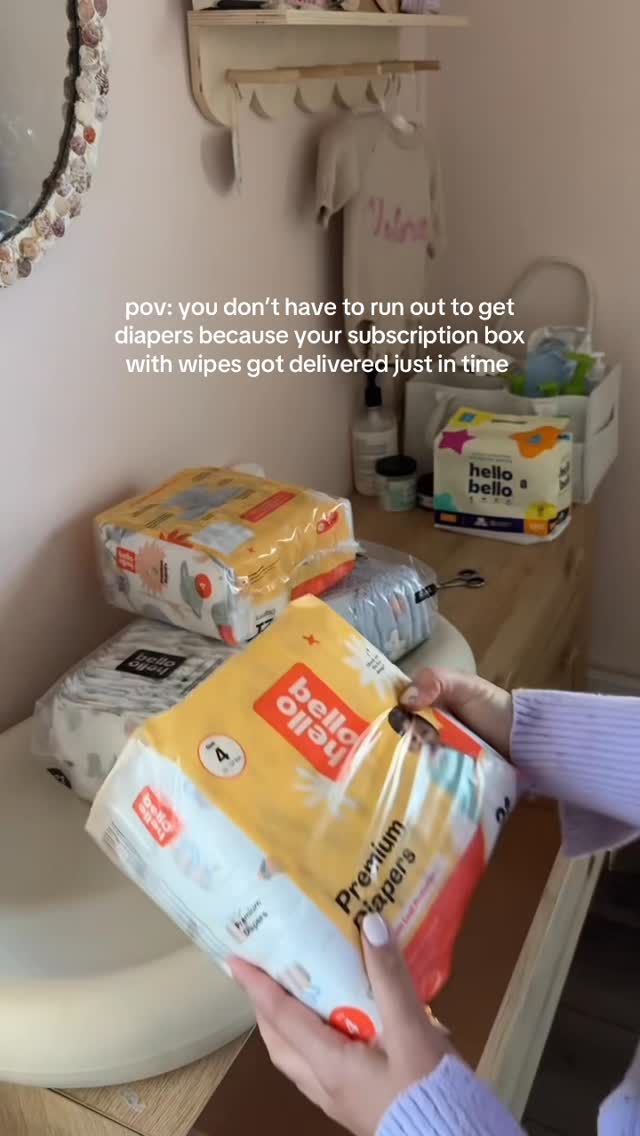 Nothing more convenient than having your diapers delivered to your front door so you’re not stranded on your next blowout

#hellobellopartner #diaperchange #diaperrestock