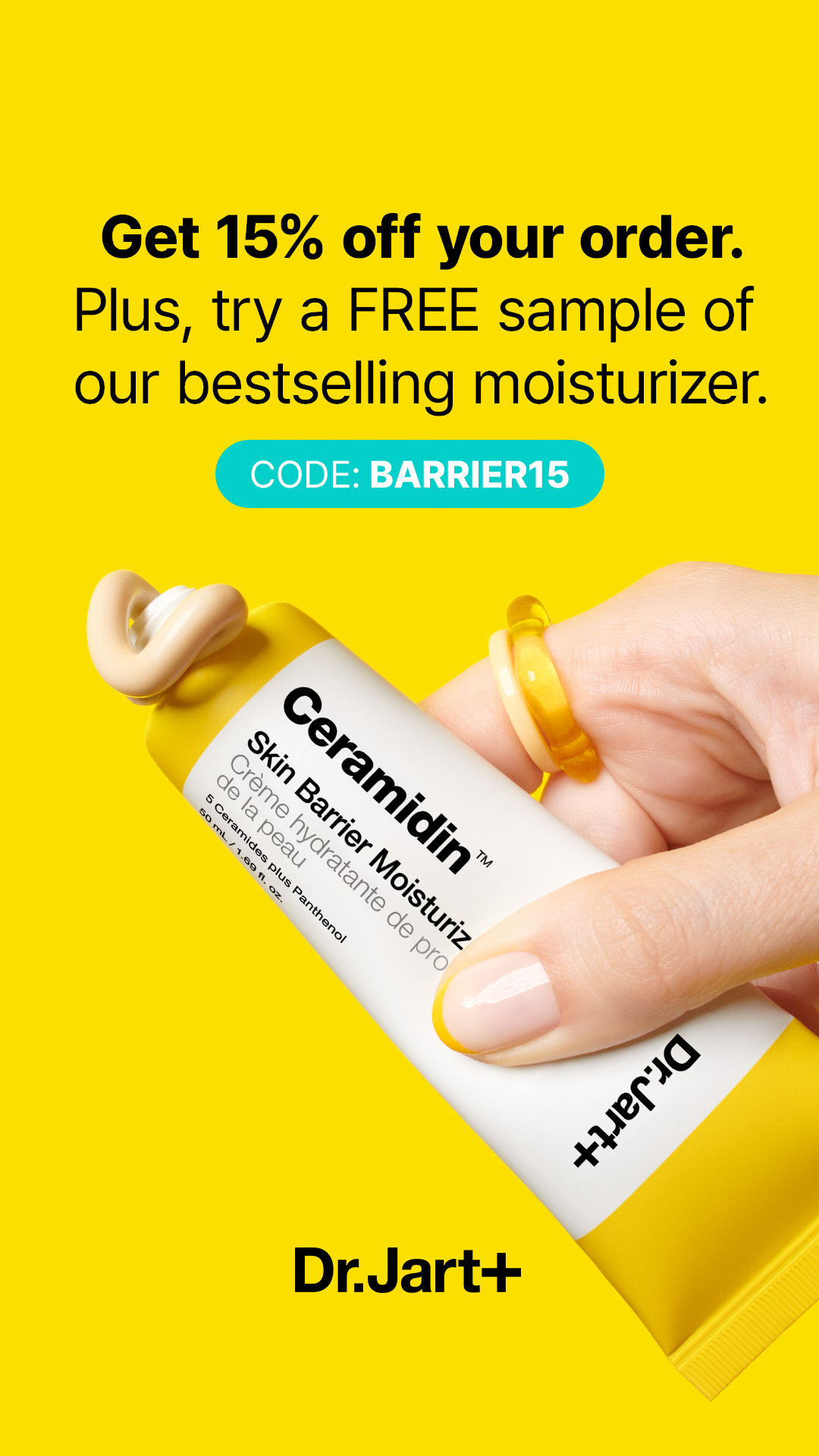 15% off + FREE Sample