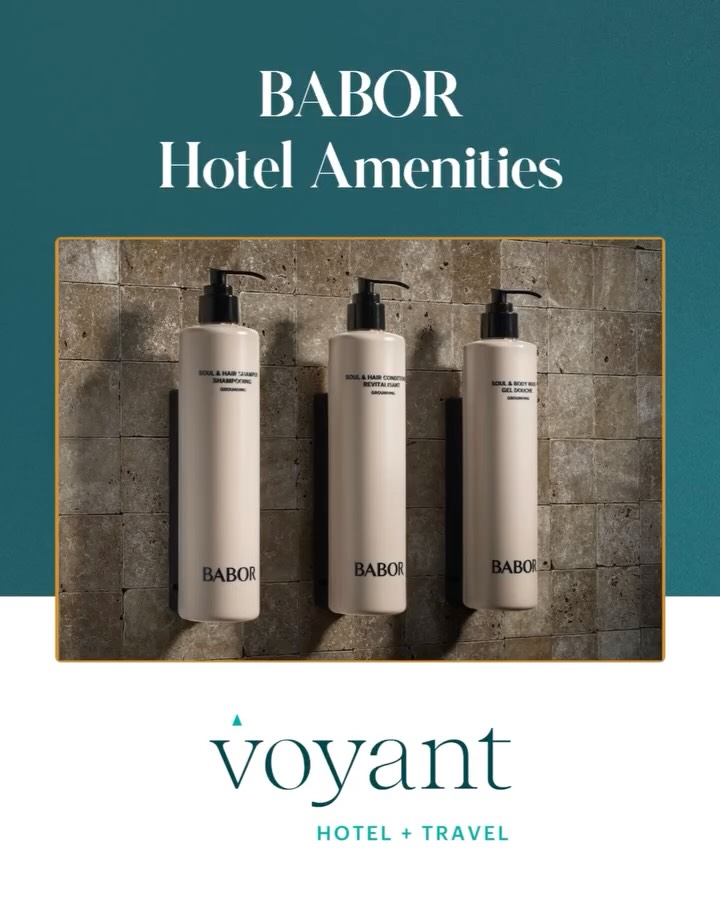 🤍 Now Available: @BABOROfficial Hotel Collection by Voyant Hotel + Travel

Luxury isn't just something your guests see—it's something they feel.

We're thrilled to introduce the BABOR Hotel Collection, bringing Europe's 