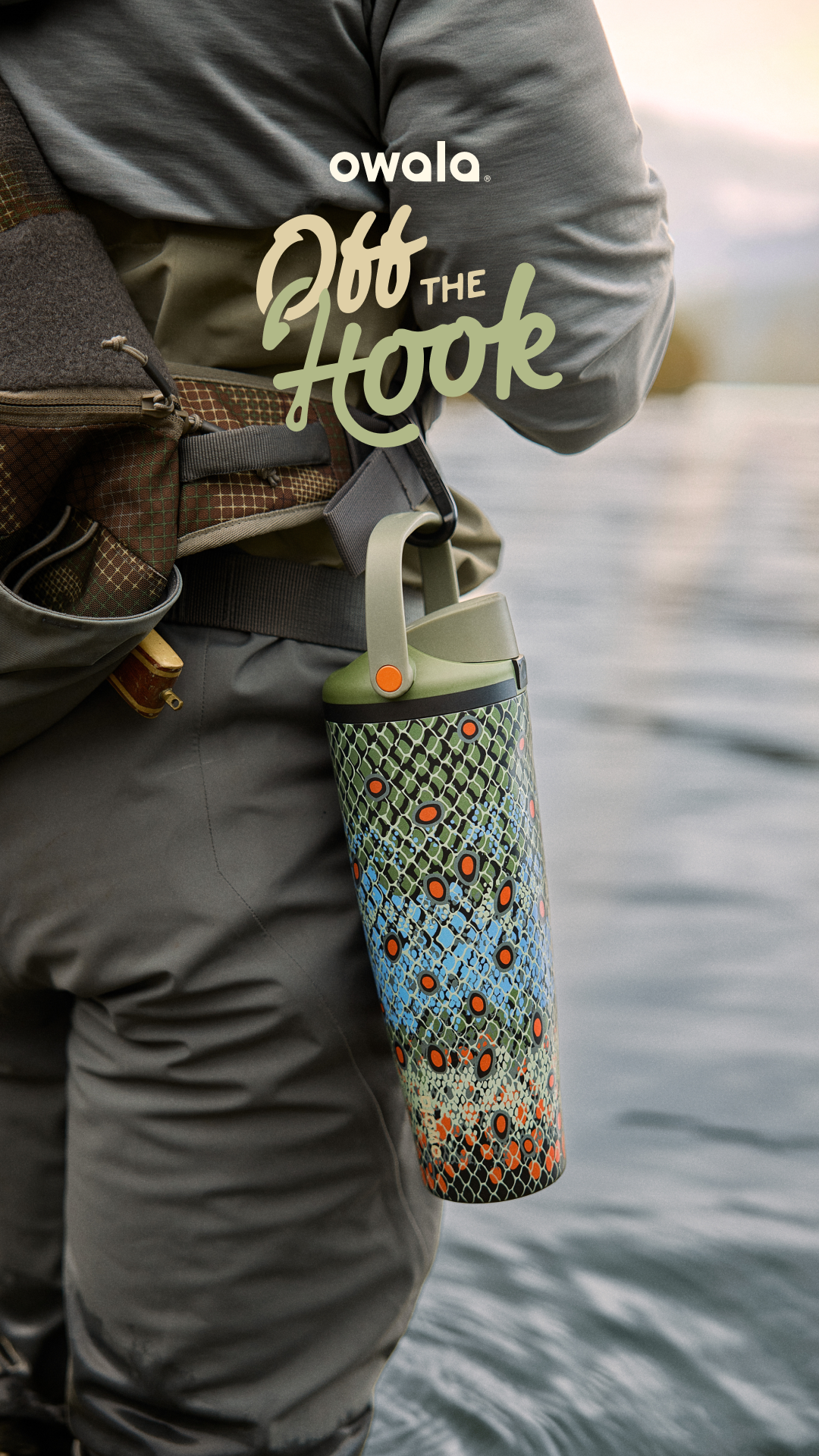 One look and you’ll be hooked. Designed to earn a spot with the rest of your fishing gear, this scale-inspired, textured bottle is built for early mornings on the water. It’s a limited drop though, so don’t miss it!