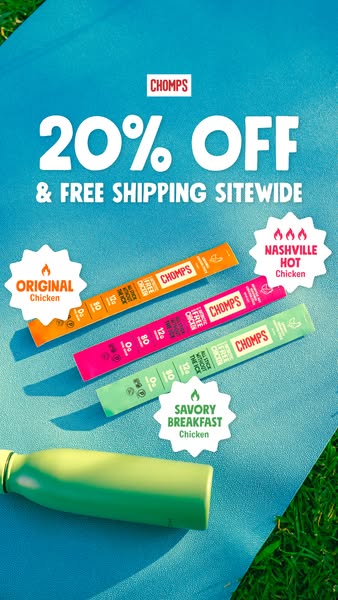 20% OFF + FREE SHIPPING